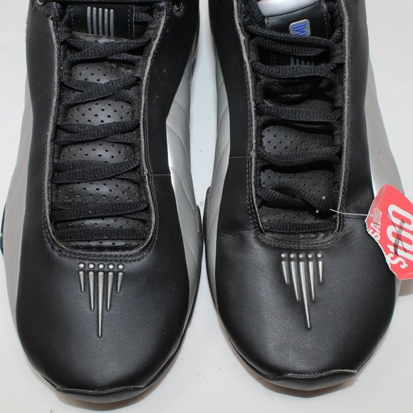 Nike Shox BB4 Retro NWT Men's 9 Vince Carter Black/Metallic Silver AT7843-001 - Picture 3 of 13